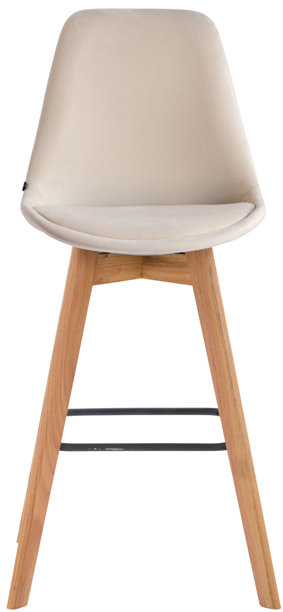 2er Set Barhocker Metz Samt natura – Ansicht 8