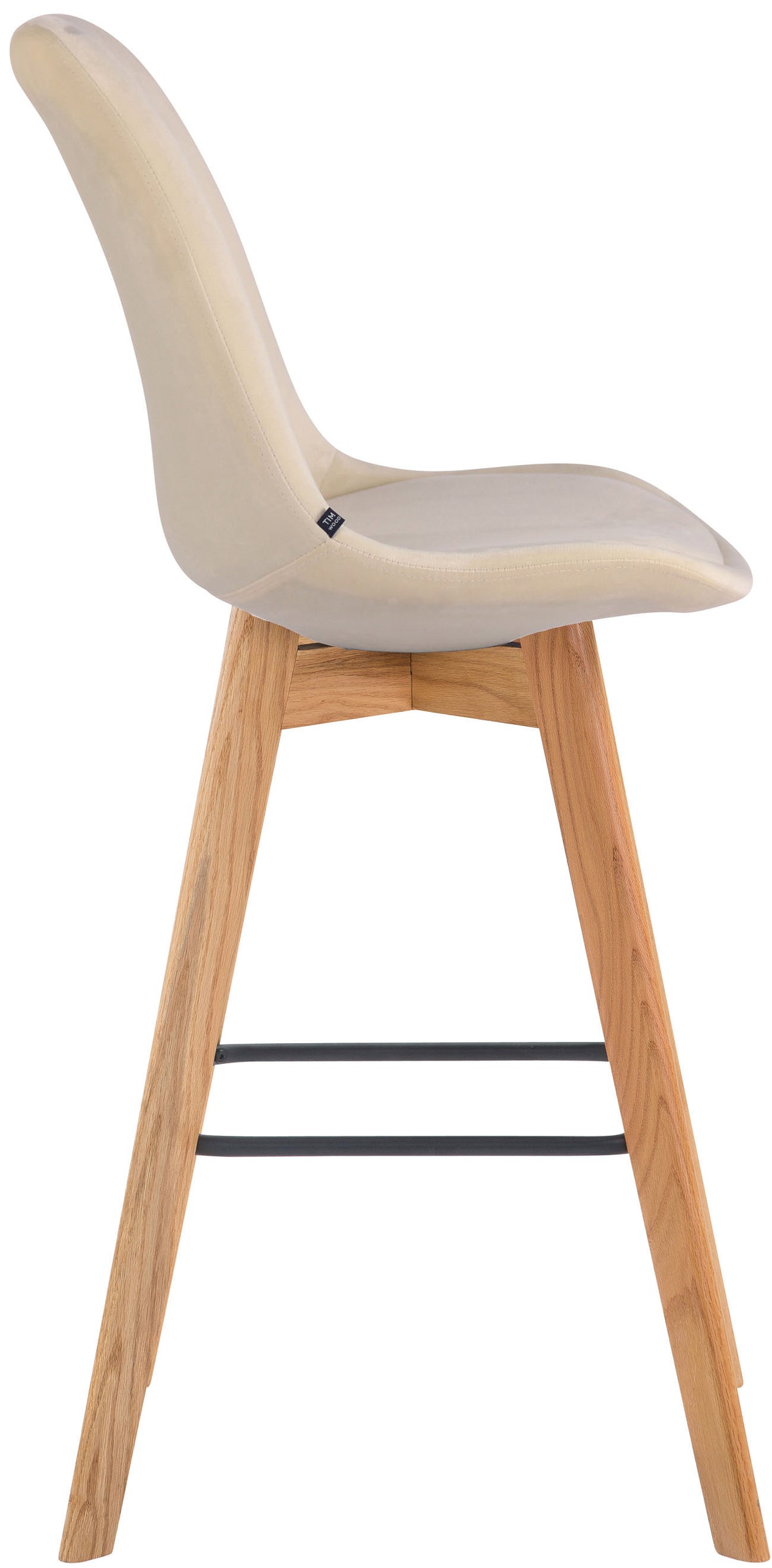 2er Set Barhocker Metz Samt natura – Ansicht 9