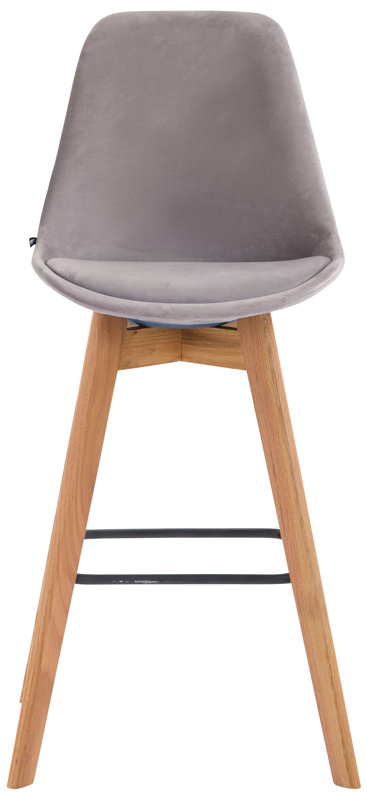 2er Set Barhocker Metz Samt natura – Ansicht 14
