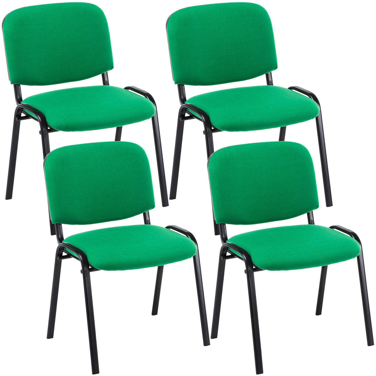 4er Set Besucherstuhl Ken Stoff – Ansicht 13