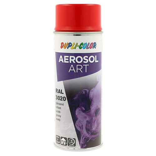 Buntlackspray AEROSOL Art verkehrsrot glänzend RAL 3020 400 ml Spraydose DUPLI-COLOR