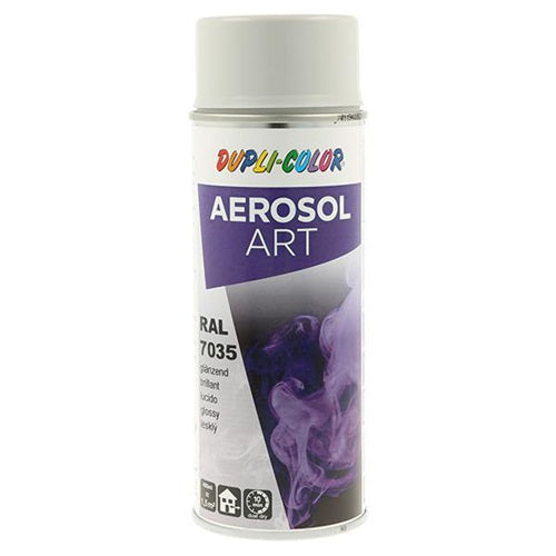 Buntlackspray AEROSOL Art lichtgrau glänzend RAL 7035 400 ml Spraydose DUPLI-COLOR