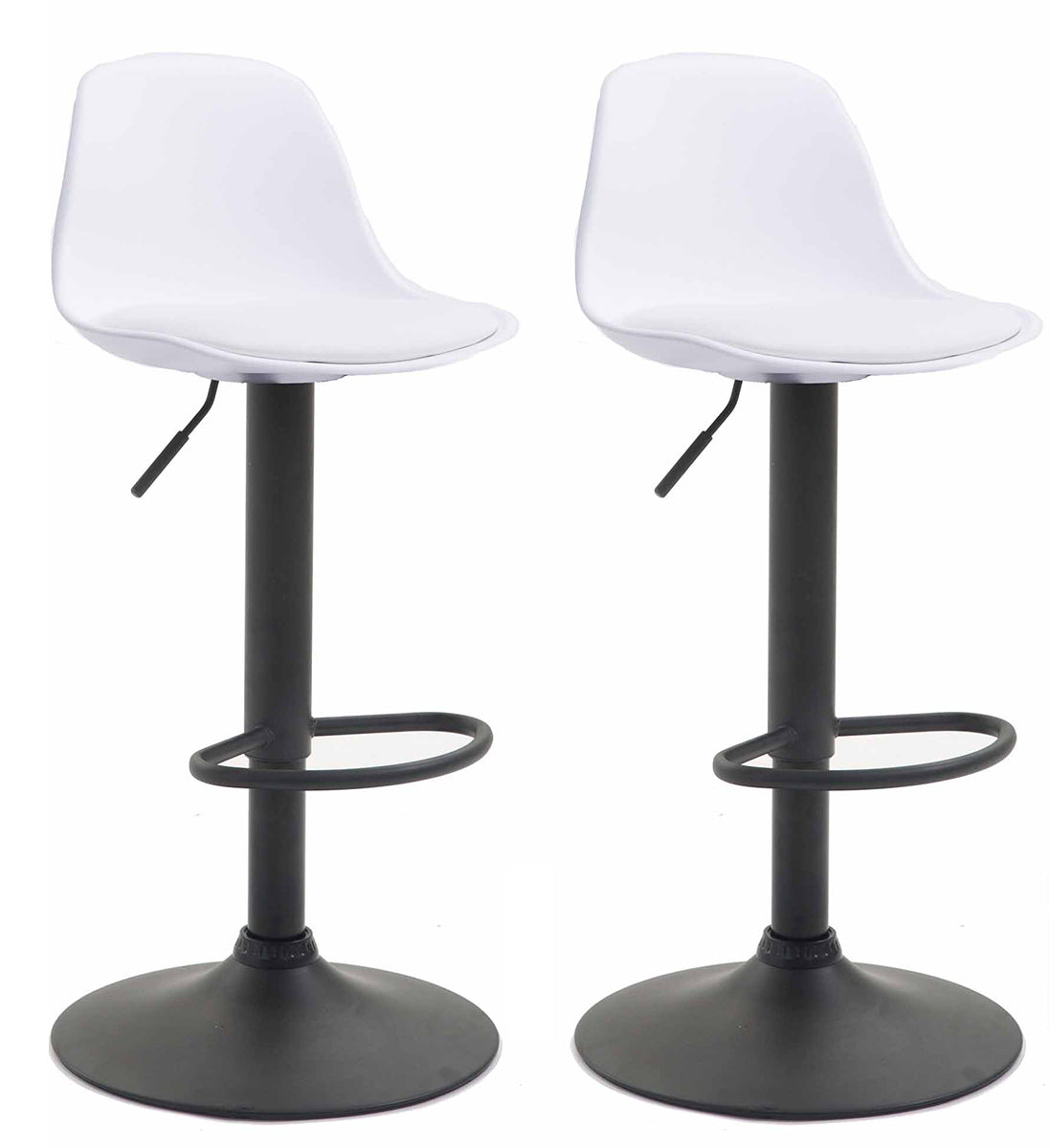 2er Set Barhocker Kiel Kunststoff schwarz – Ansicht 7