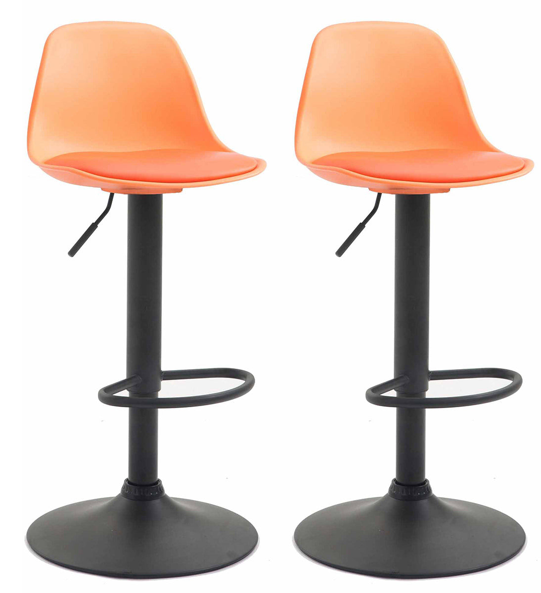 2er Set Barhocker Kiel Kunststoff schwarz – Ansicht 19