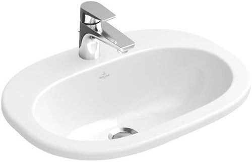 V&B Einbauwaschtisch ONOVO 560x405mm m ÜL we mit Überlauf weiß VILLEROY & BOCH