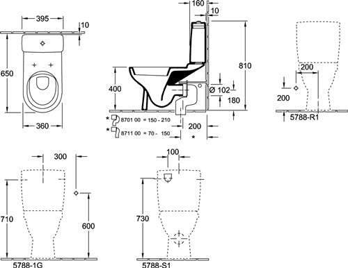 VB Spülkasten Onovo 394x147x370mm Weiß Alpin – Ansicht 5