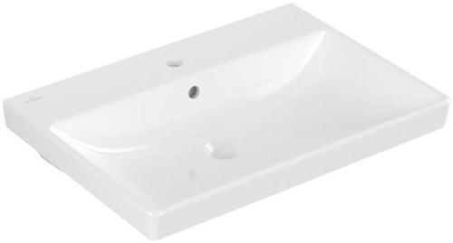 VB Waschbecken Avento 650x470x180mm Rechteck Weiß Alpin – Ansicht 3