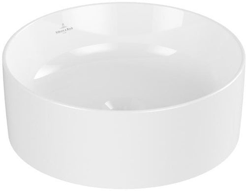 V&B Aufsatzwaschtisch COLLARO d= 400mm rd o HLbank we weiß VILLEROY & BOCH