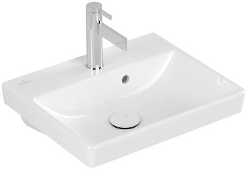 VB Handwaschbecken Avento 450x370x180mm Rechteck Weiß Alpin CeramicPlus