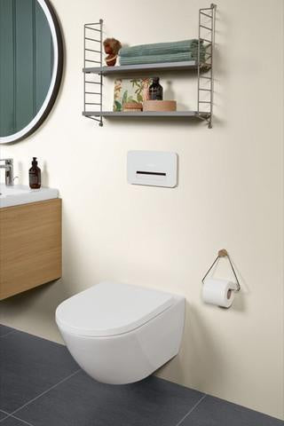 VB WC-Sitz Subway 30 8M42S1 374x438x42mm Oval Weiß Alpin – Ansicht 4