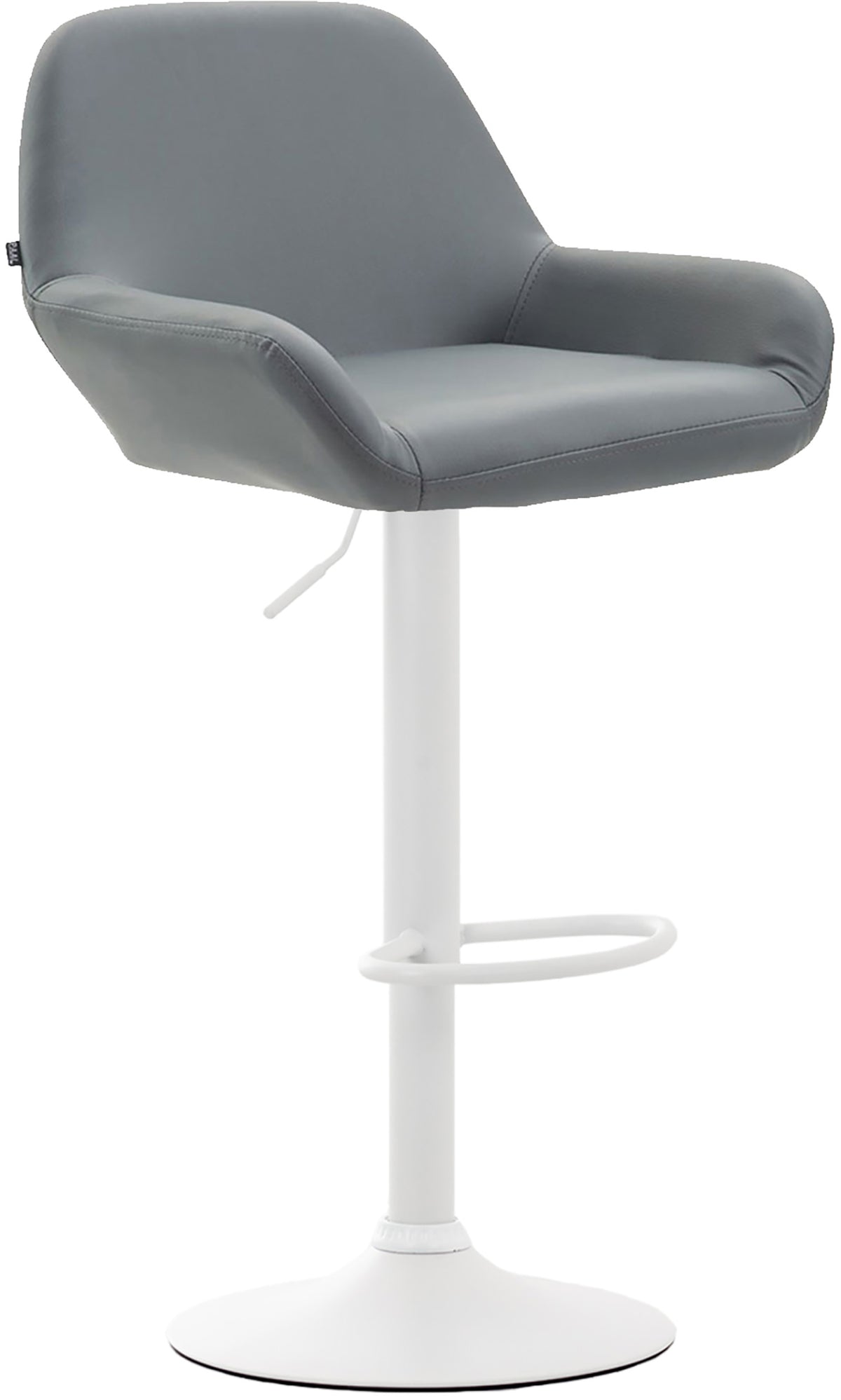Barhocker Braga Kunstleder weiß – Ansicht 16