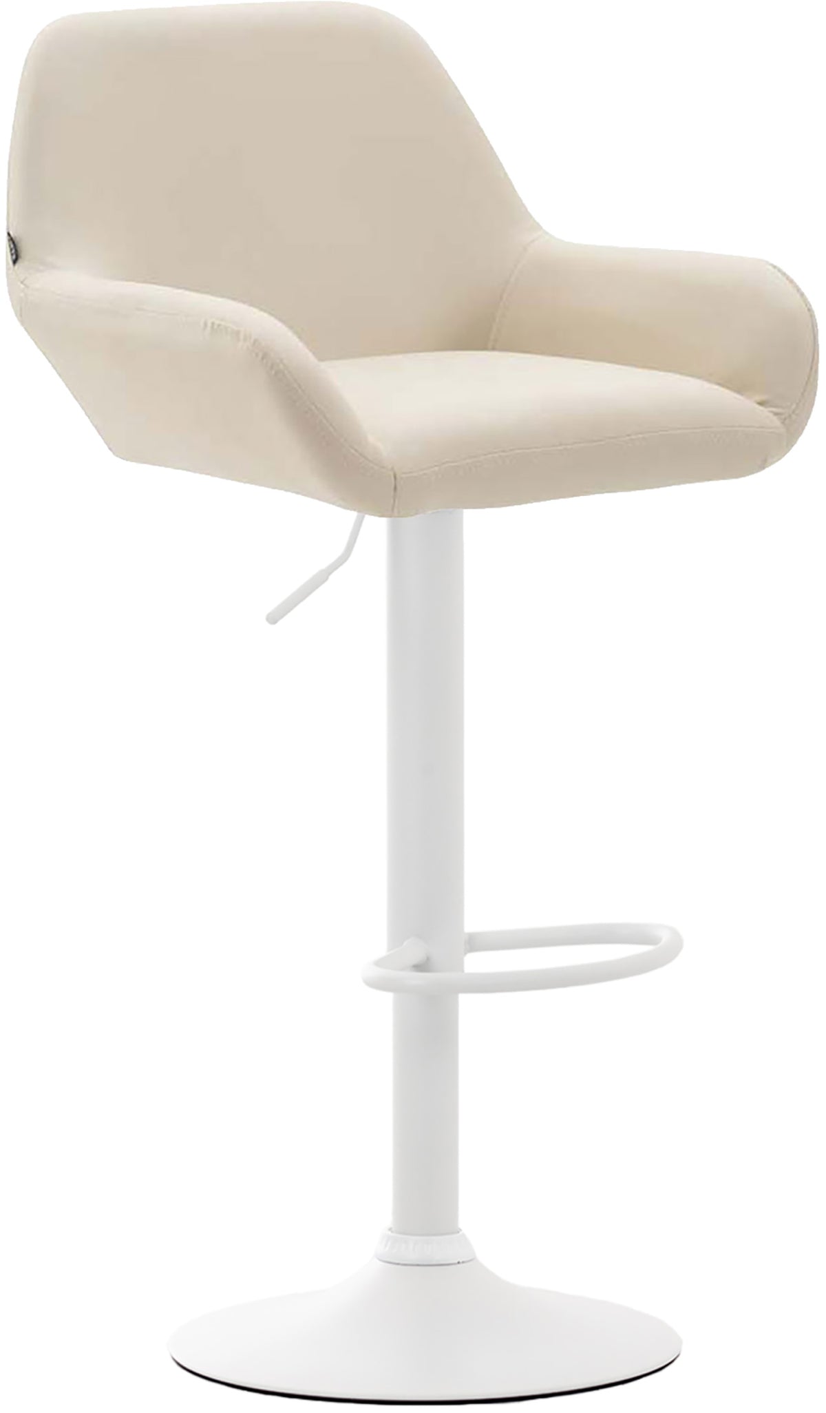 Barhocker Braga Kunstleder weiß – Ansicht 19