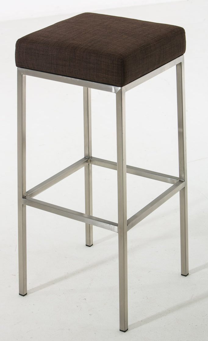 2er Set Barhocker Montreal 85 Stoff edelstahl – Ansicht 19