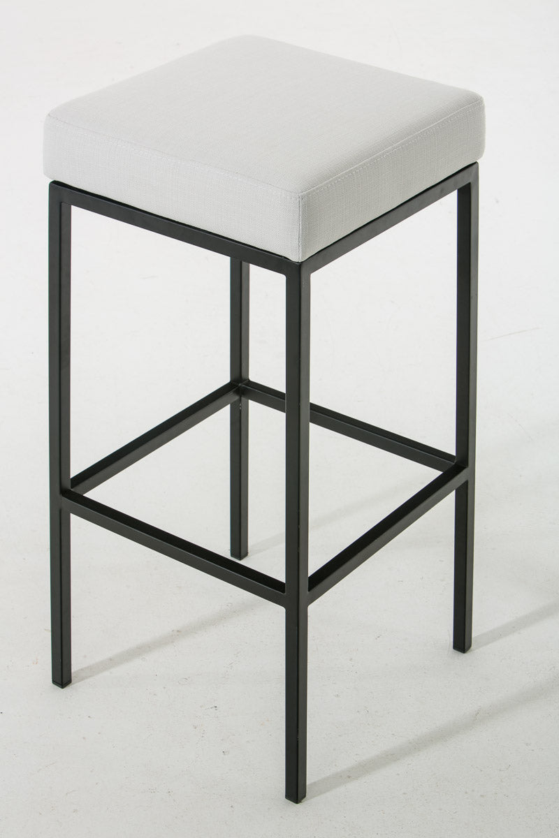 2er Set Barhocker Montreal 80 Stoff schwarz – Ansicht 14