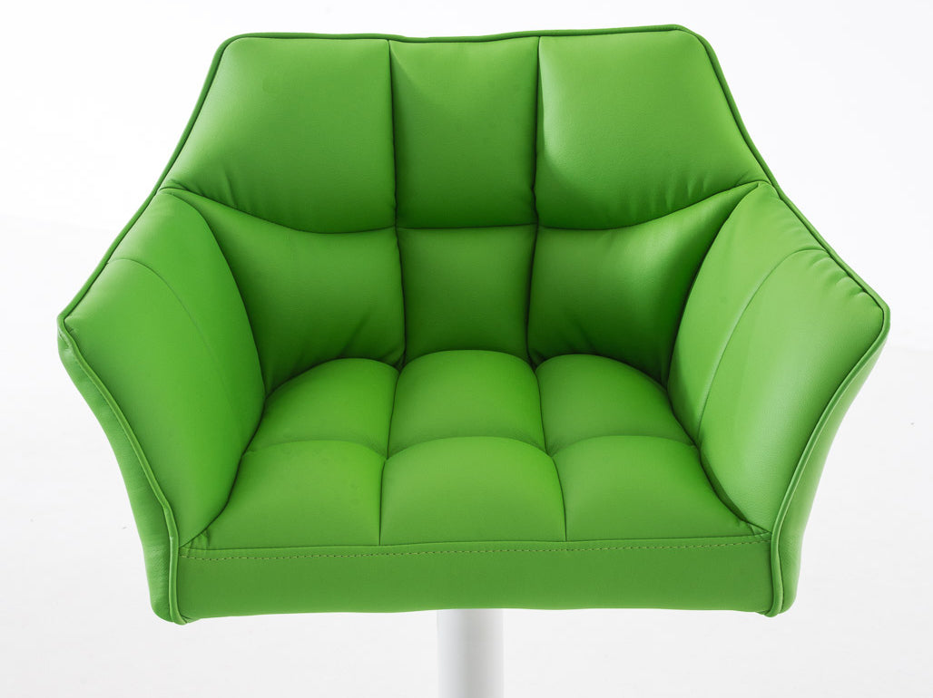 2er Set Barhocker Damaso Kunstleder weiß – Ansicht 6