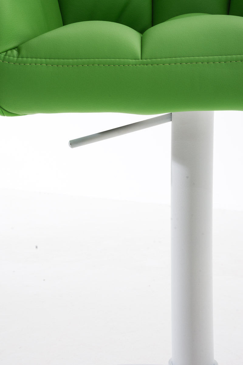 2er Set Barhocker Damaso Kunstleder weiß – Ansicht 8
