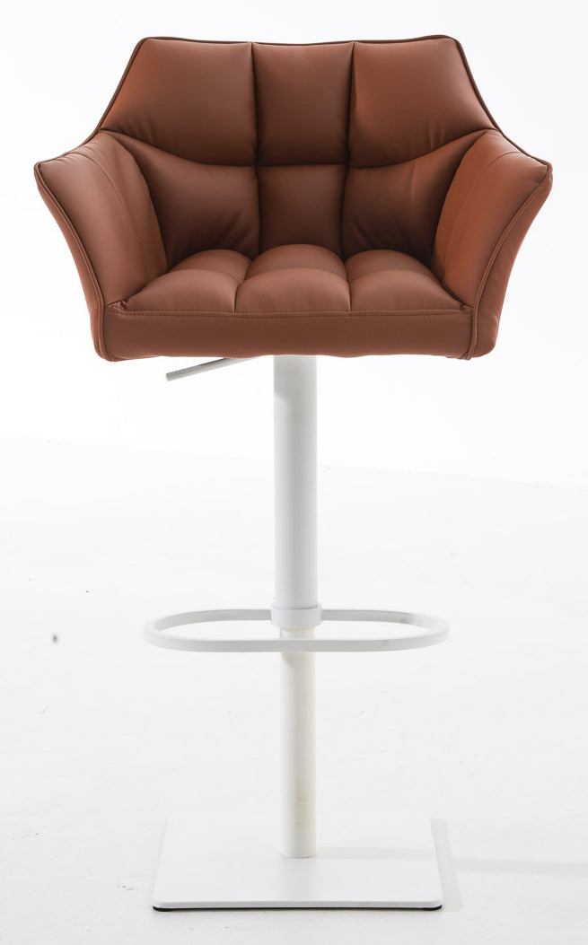 2er Set Barhocker Damaso Kunstleder weiß – Ansicht 12