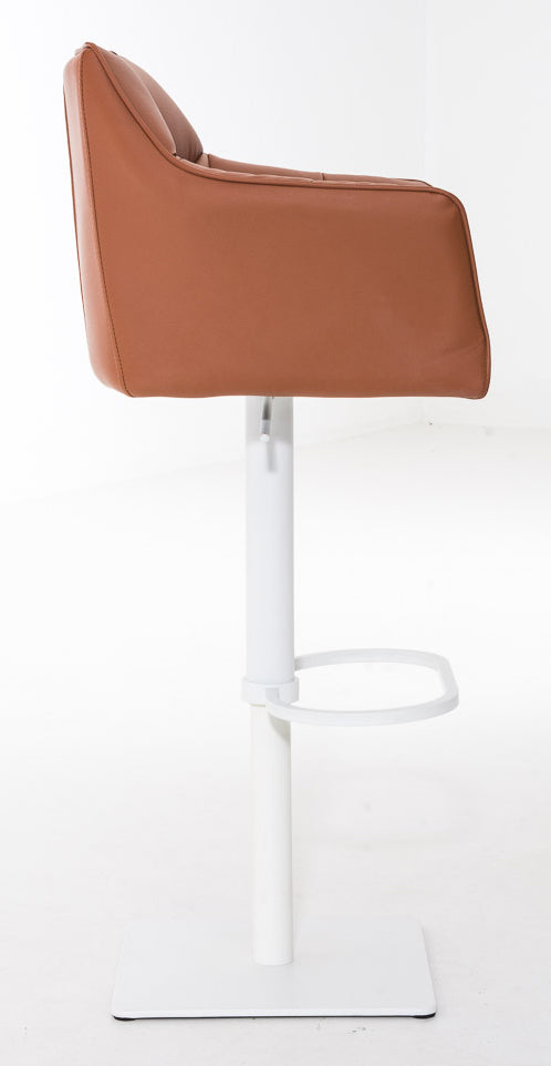 2er Set Barhocker Damaso Kunstleder weiß – Ansicht 13