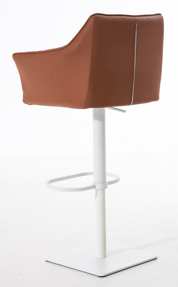 2er Set Barhocker Damaso Kunstleder weiß – Ansicht 14