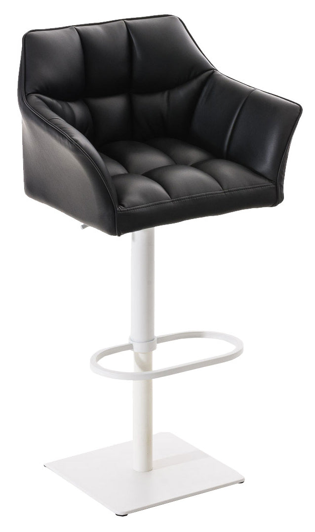 2er Set Barhocker Damaso Kunstleder weiß – Ansicht 20