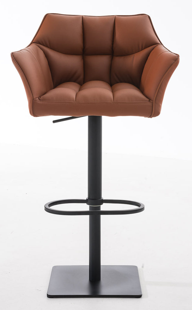 2er Set Barhocker Damaso Kunstleder schwarz – Ansicht 3