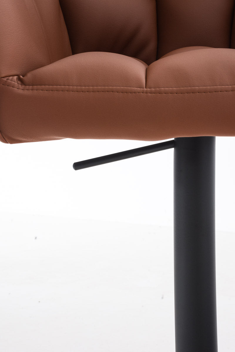 2er Set Barhocker Damaso Kunstleder schwarz – Ansicht 8