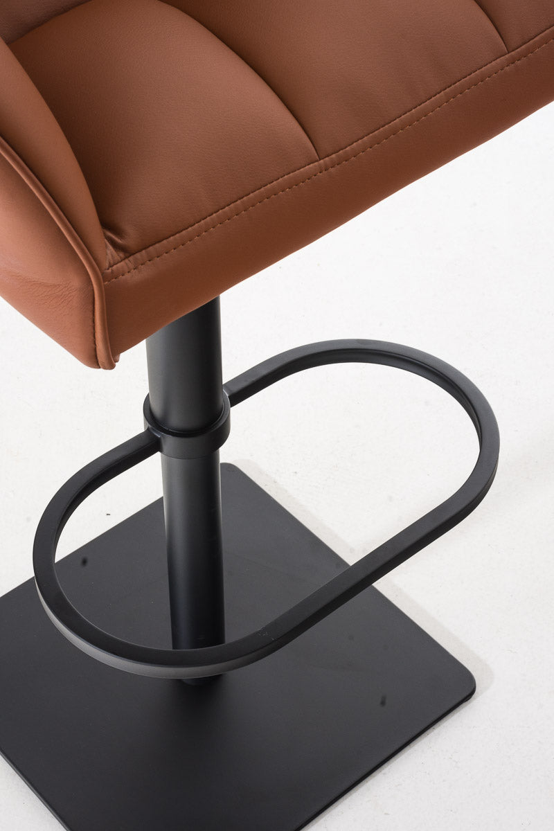 2er Set Barhocker Damaso Kunstleder schwarz – Ansicht 9