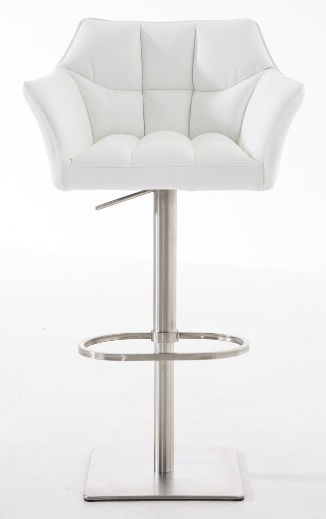 2er Set Barhocker Damaso Kunstleder edelstahl – Ansicht 3