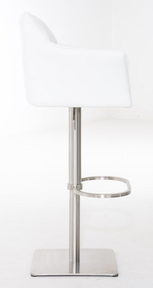 2er Set Barhocker Damaso Kunstleder edelstahl – Ansicht 4