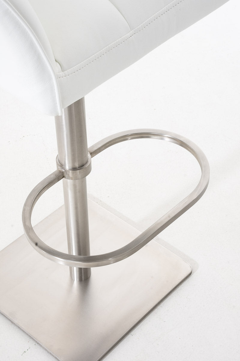 2er Set Barhocker Damaso Kunstleder edelstahl – Ansicht 9
