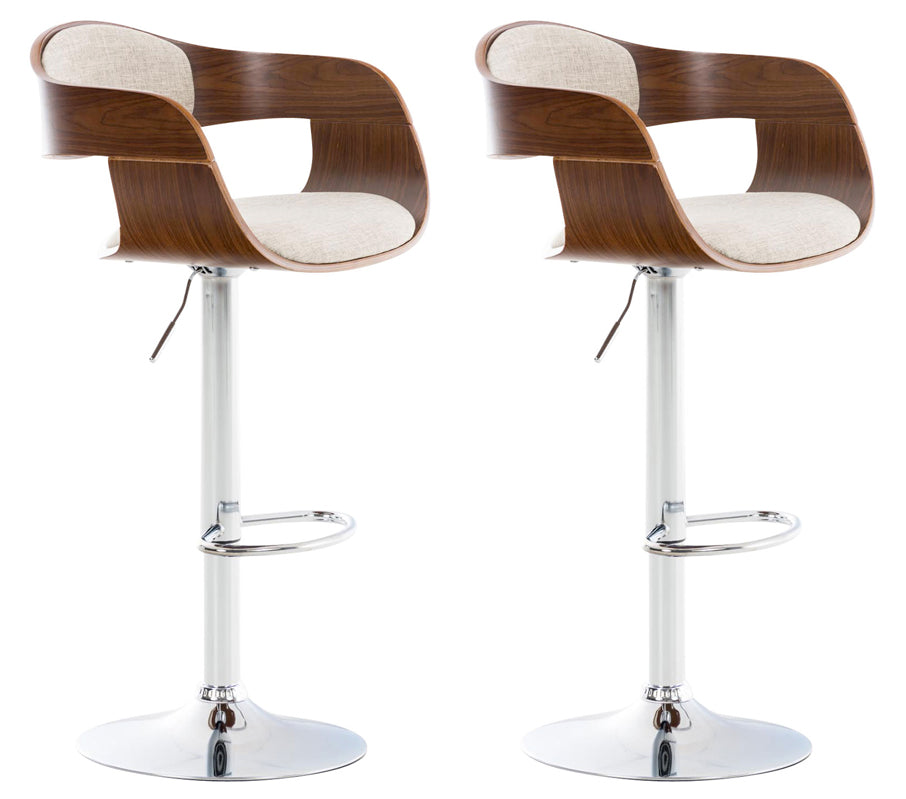2er Set Barhocker Kingston C Stoff – Ansicht 16