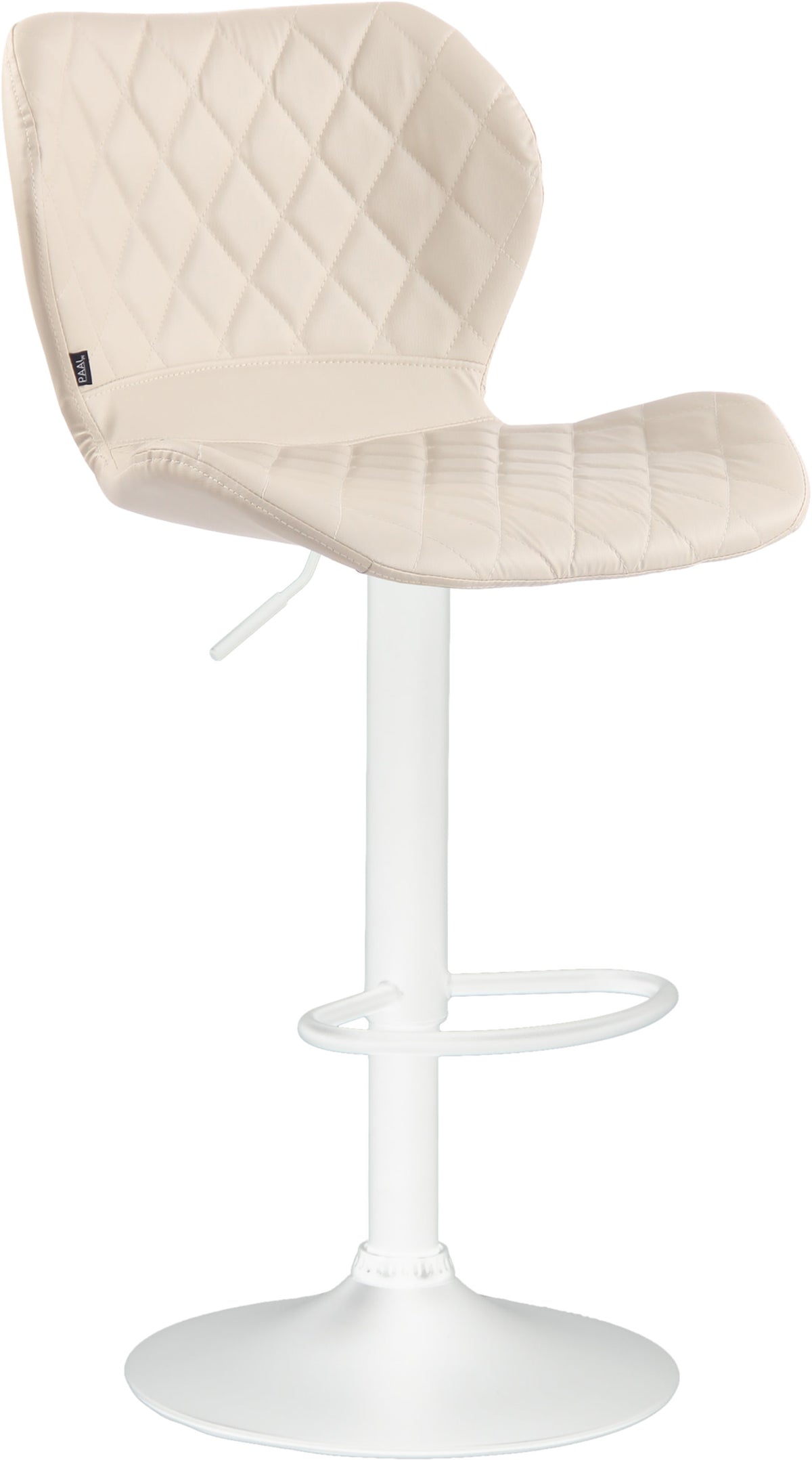 Barhocker Cork Kunstleder weiß – Ansicht 11