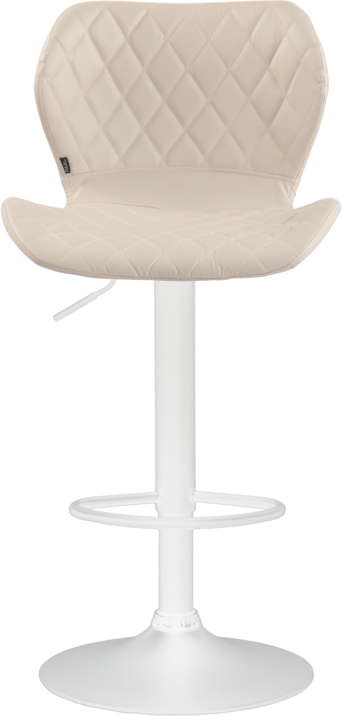 Barhocker Cork Kunstleder weiß – Ansicht 12