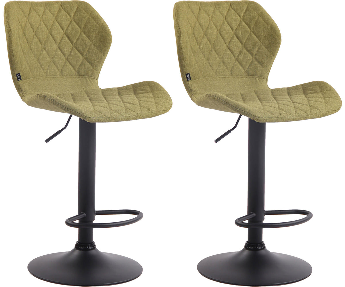 2er Set Barhocker Cork Stoff schwarz – Ansicht 6