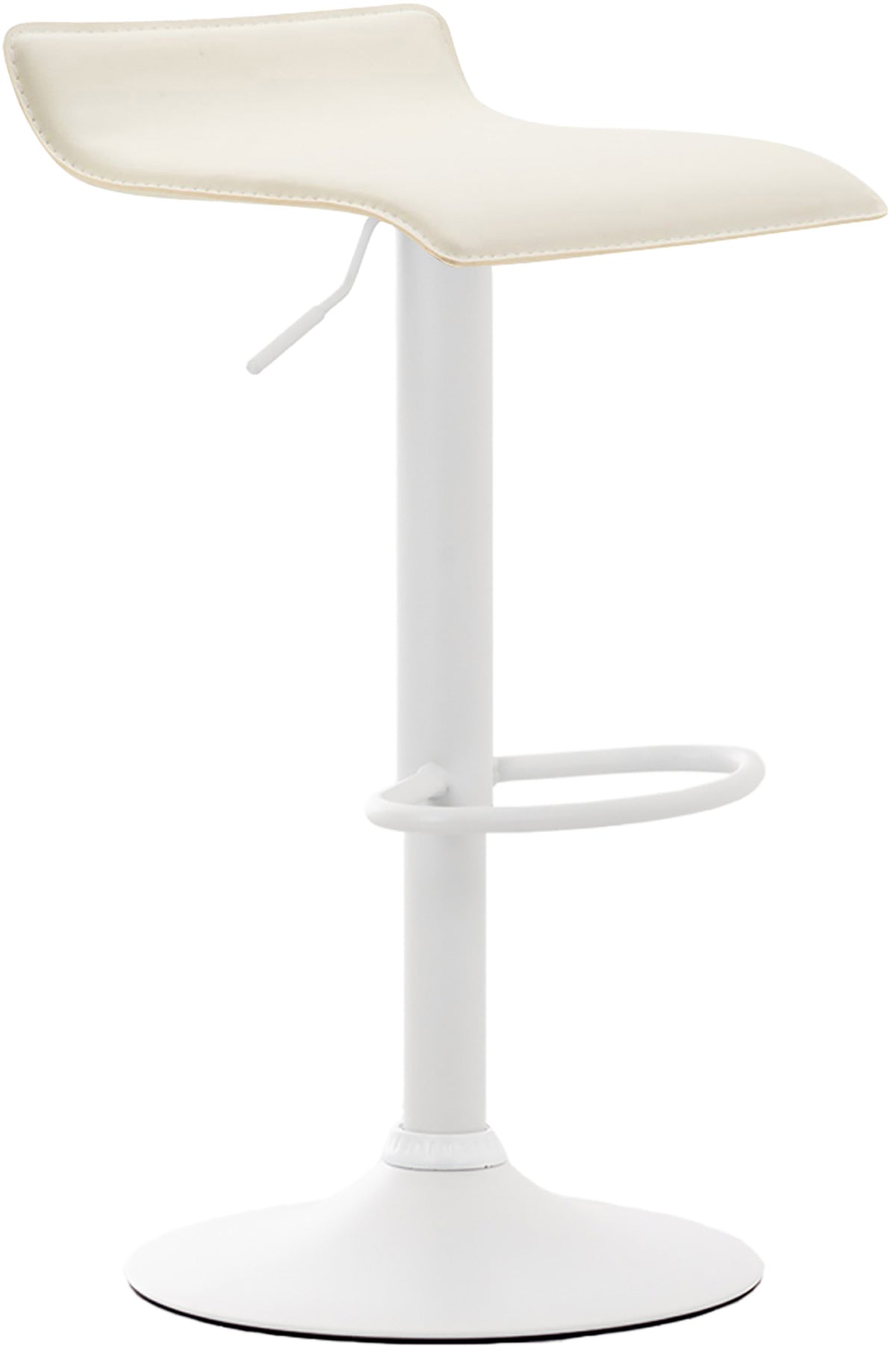 Barhocker Dyn V2 Kunstleder weiß – Ansicht 7
