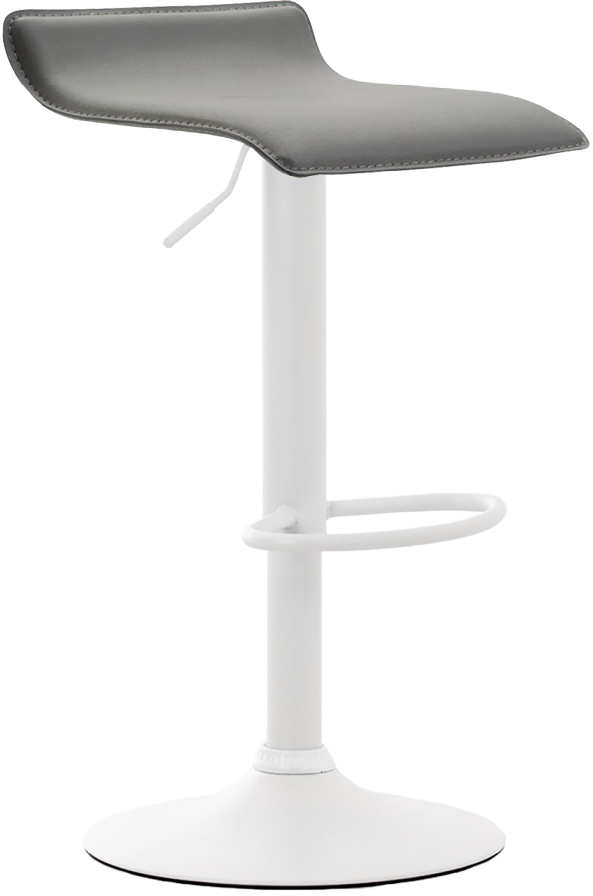 Barhocker Dyn V2 Kunstleder weiß – Ansicht 4