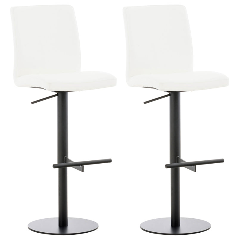 2er Set Barhocker Cadiz Kunstleder schwarz – Ansicht 18