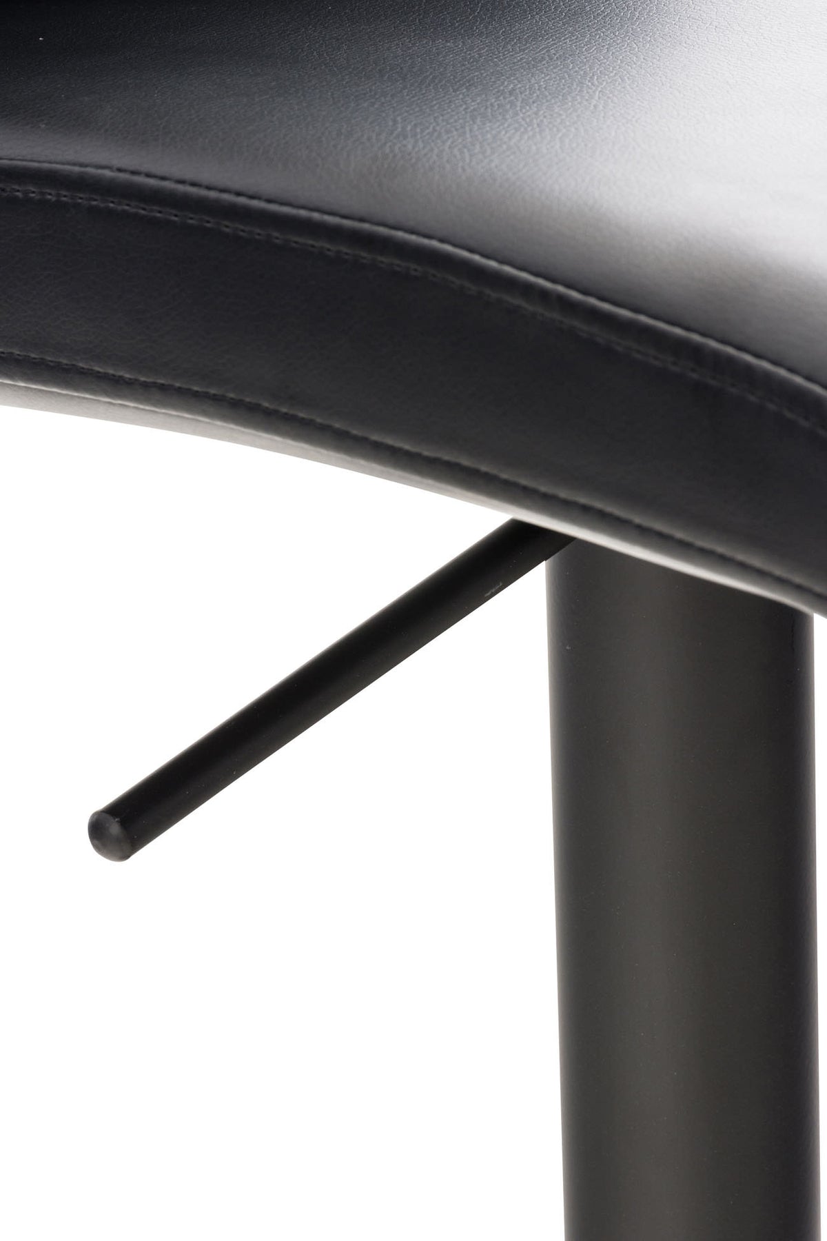 2er Set Barhocker Cadiz Kunstleder schwarz – Ansicht 8