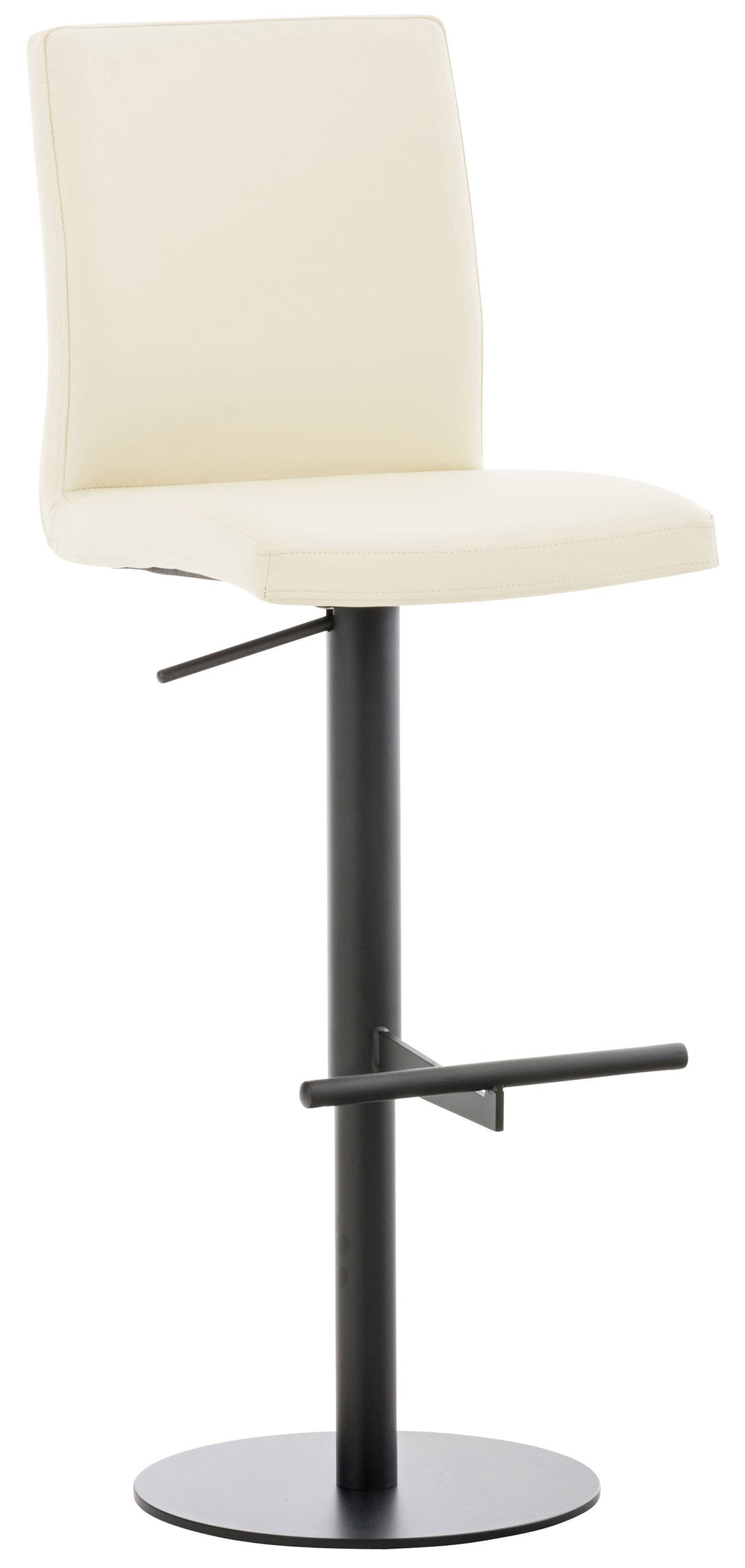 2er Set Barhocker Cadiz Kunstleder schwarz – Ansicht 11
