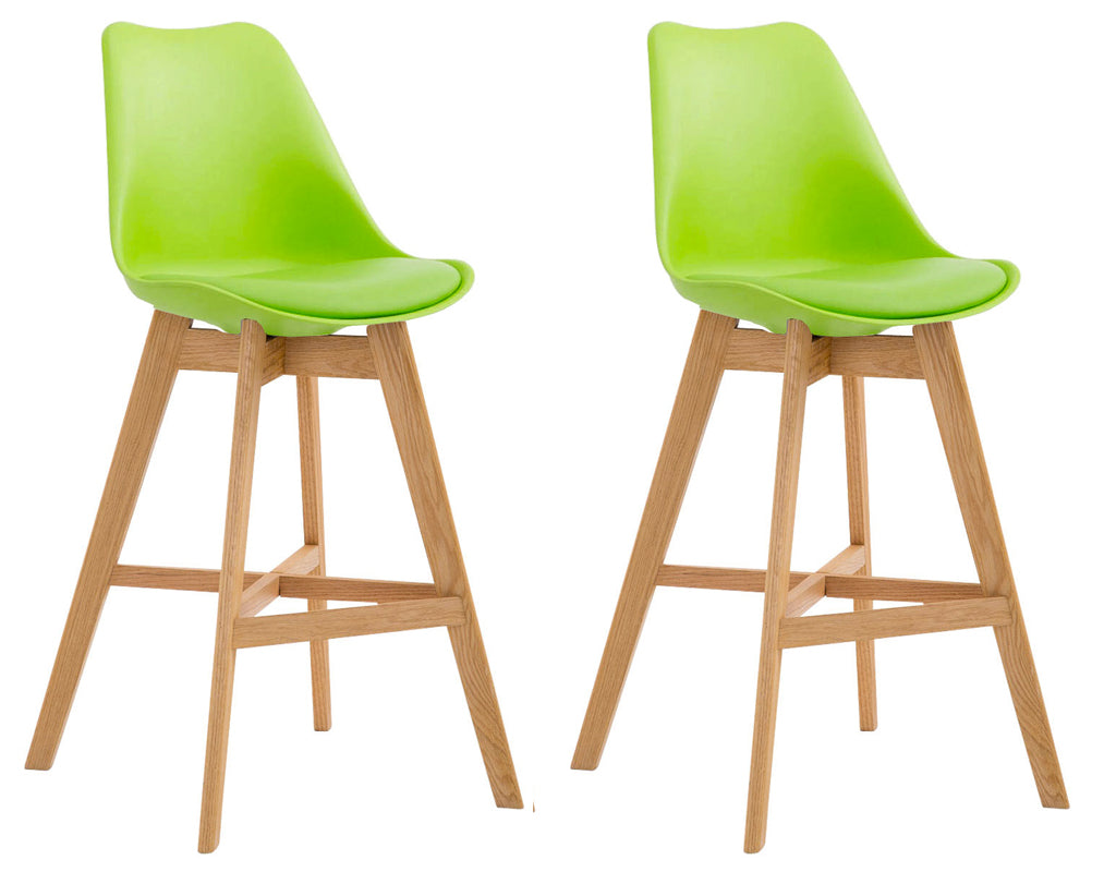 2er Set Barhocker Cannes Kunststoff natura – Ansicht 8