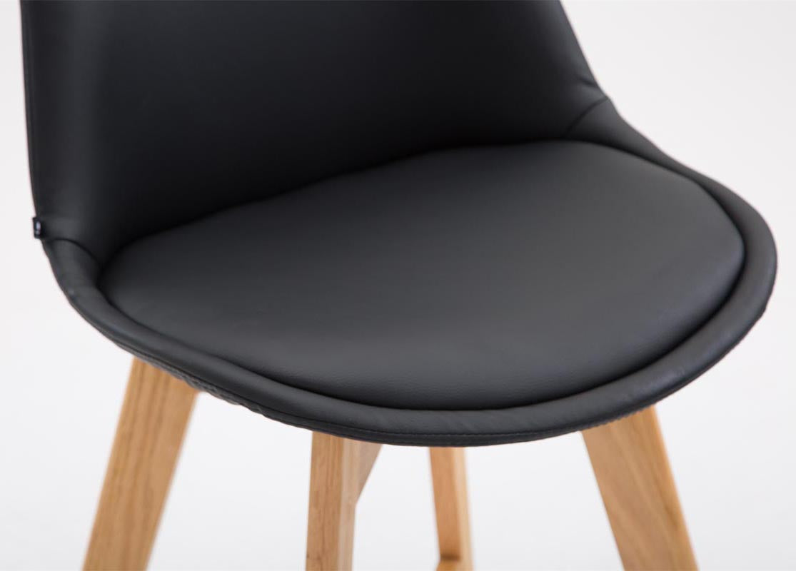 2er Set Barhocker Cannes Kunstleder Natura – Ansicht 7