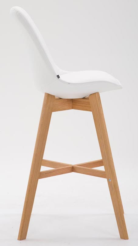 2er Set Barhocker Cannes Kunstleder natura – Ansicht 4