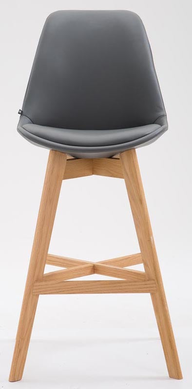 2er Set Barhocker Cannes Kunstleder natura – Ansicht 8