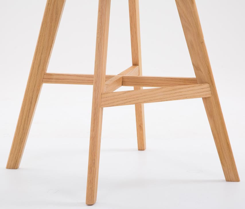 2er Set Barhocker Cannes Kunstleder natura – Ansicht 10
