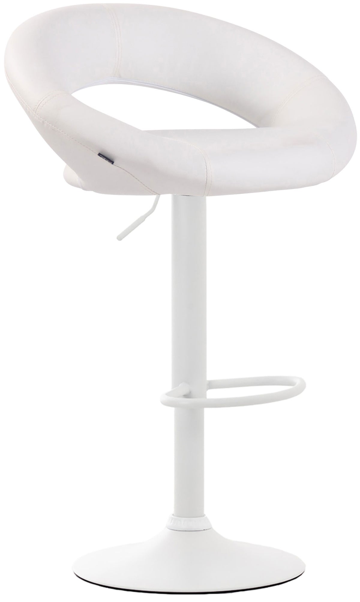 Barhocker Olinda Kunstleder weiß – Ansicht 11