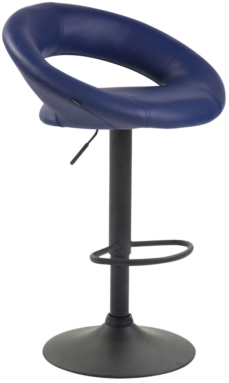 Barhocker Olinda Kunstleder schwarz