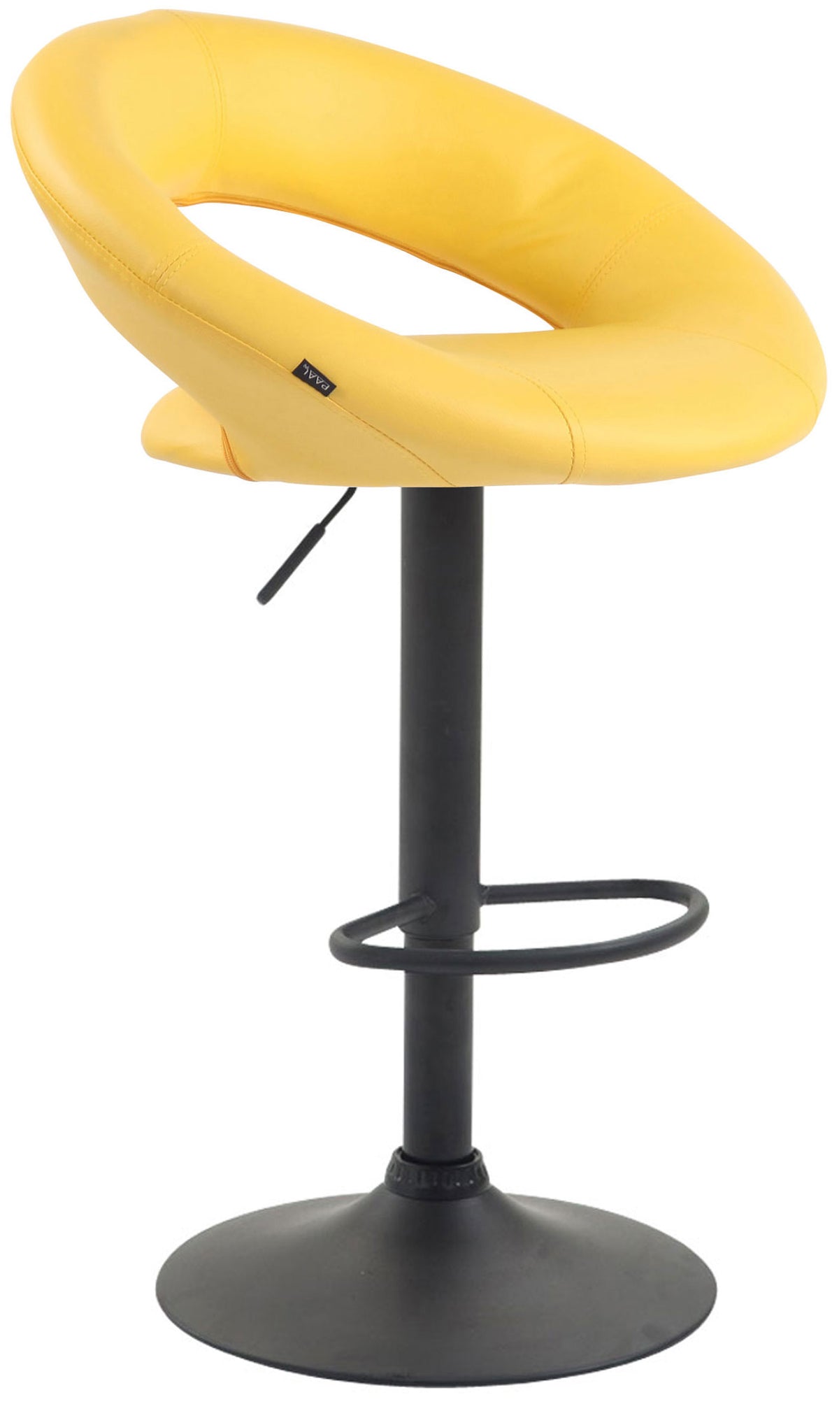 Barhocker Olinda Kunstleder schwarz – Ansicht 2