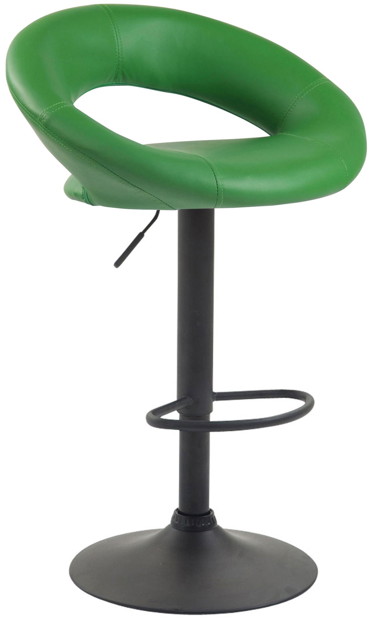 Barhocker Olinda Kunstleder schwarz – Ansicht 3