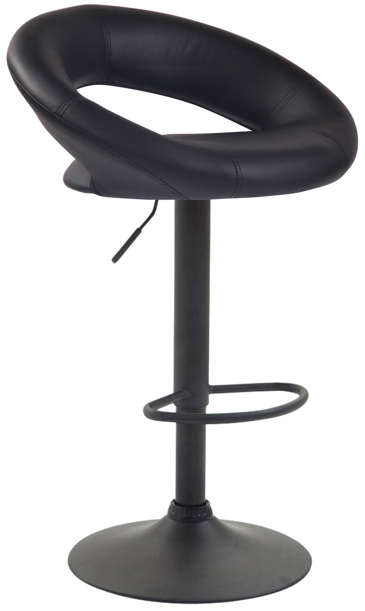 Barhocker Olinda Kunstleder schwarz – Ansicht 10