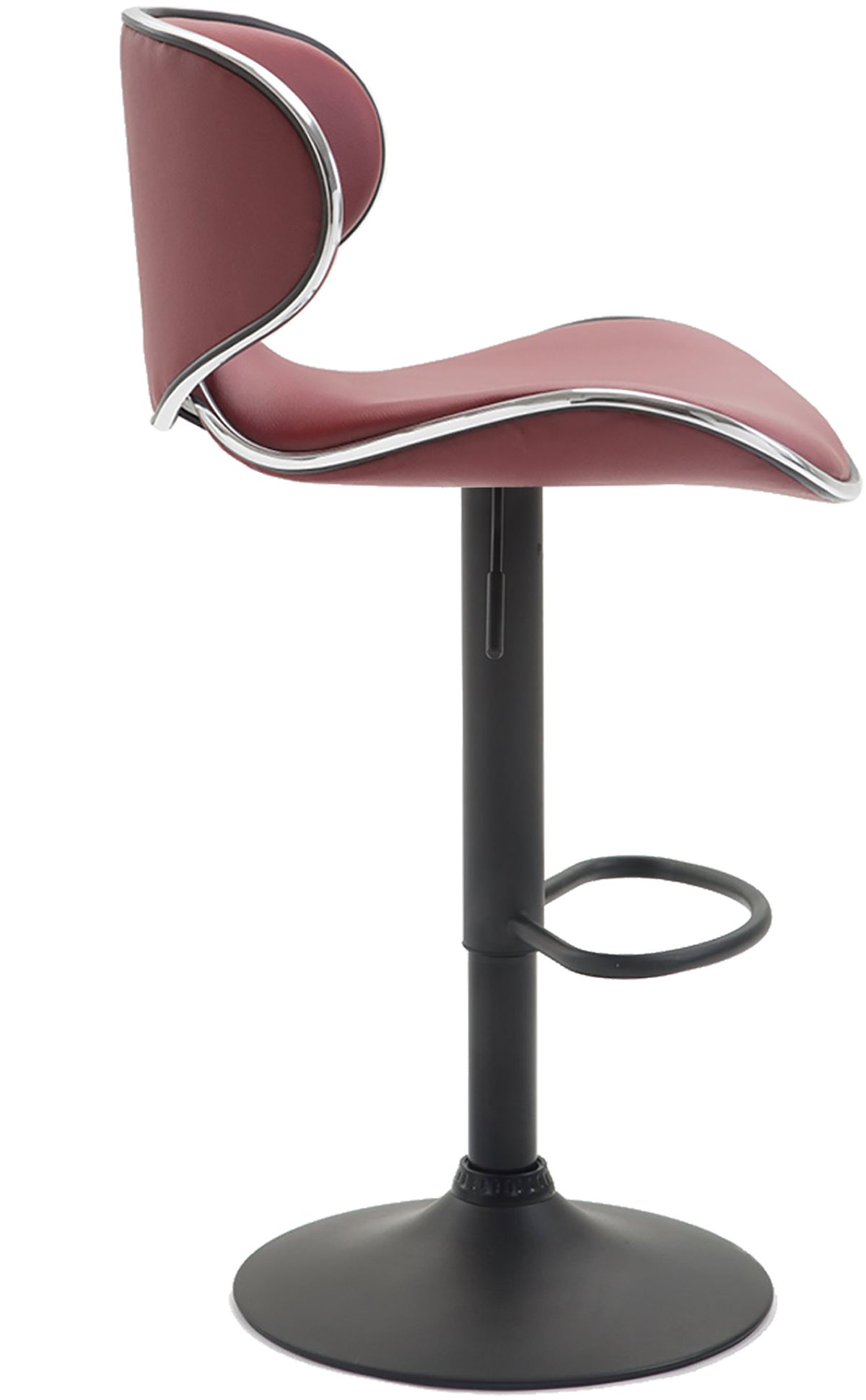 2er Set Barhocker Las Vegas V2 Kunstleder schwarz – Ansicht 7